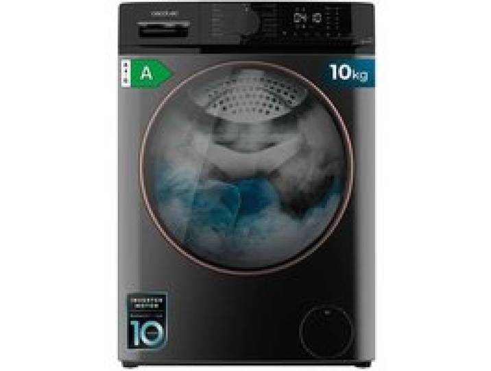 Cecotec Lave-linge 10Kg Bolero DressCode 10610 Inverter Steel A. Chargement Frontale 1400 RPM Steam Max Motor Inverter Plus