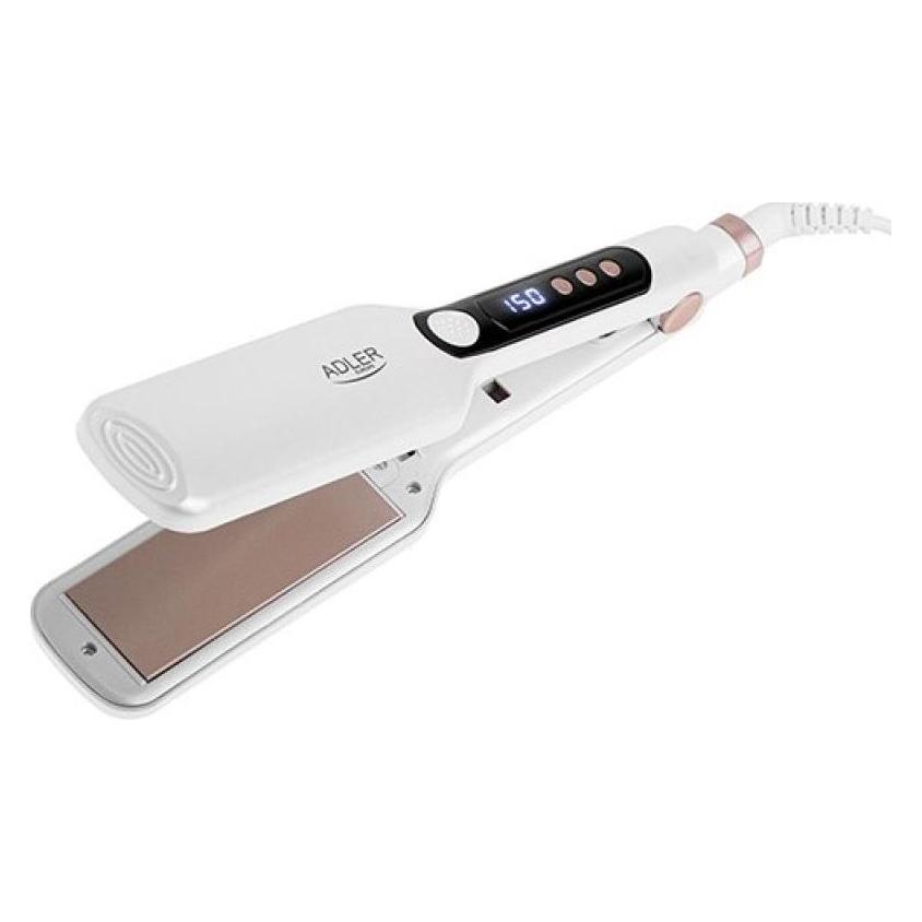 Adler Hair Straightener - Wide | AD 2325 | Ceramic heating system | Display LCD | Temperature (min) 150 °C (AD 2325)