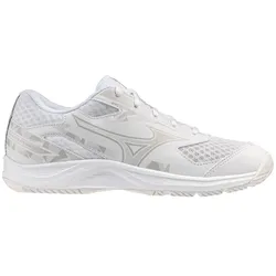 Mizuno Kinderhallenschuhe Stealth Star 3, weiß - weiß / 36