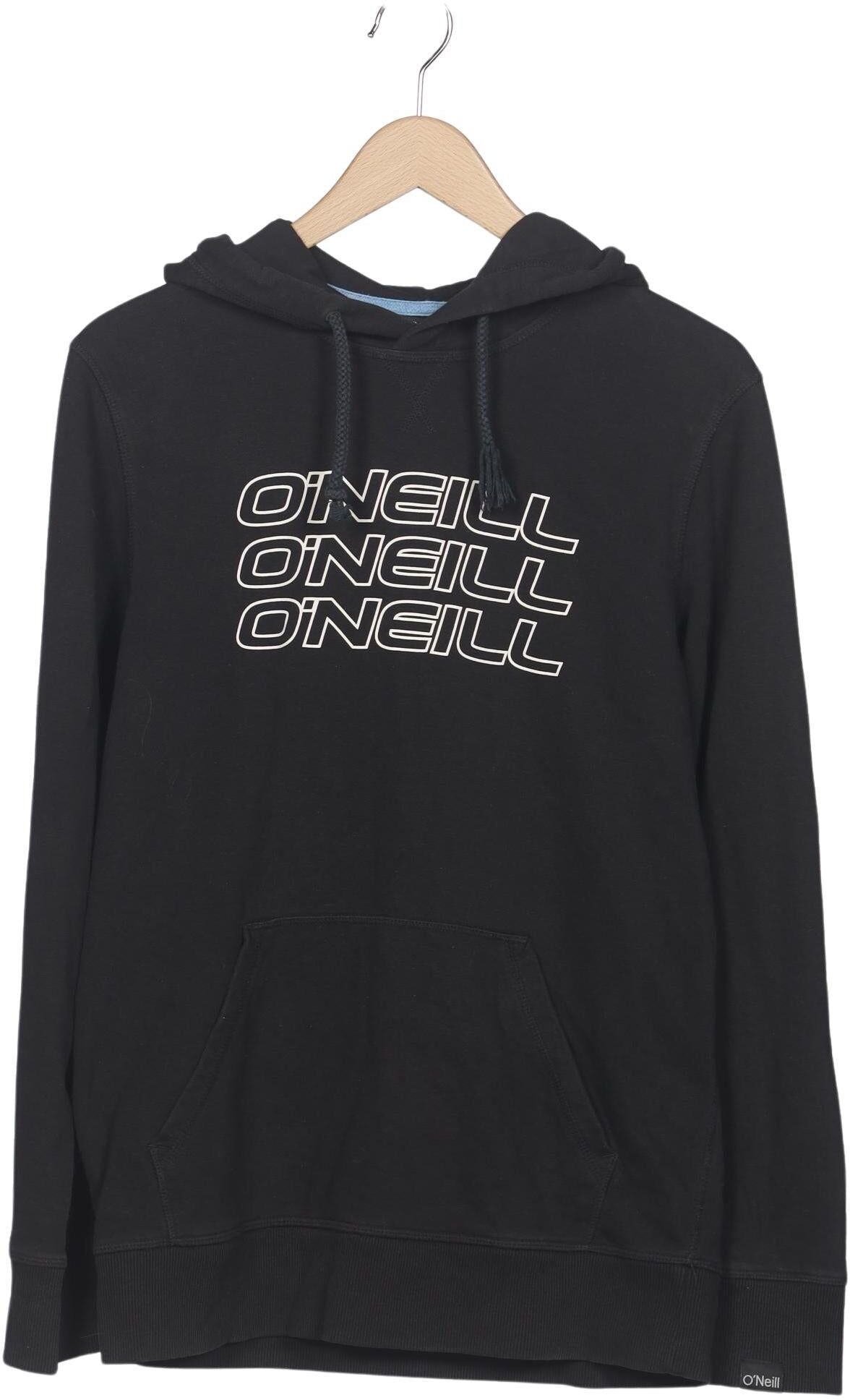 O Neill Herren Kapuzenpullover, Schwarz, Gr. M, Baumwolle / Synthetik - Second Hand