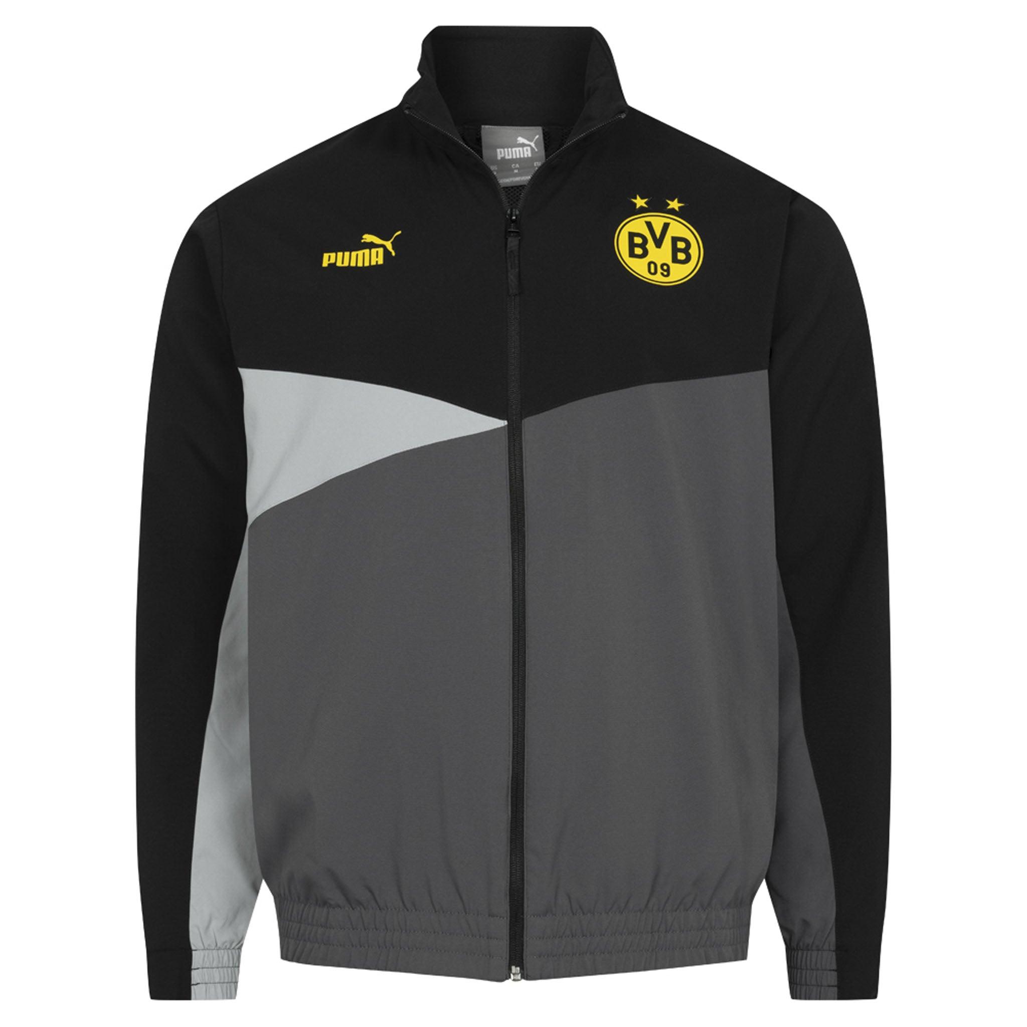 Puma Borussia Dortmund BVB 09 Herren Graue Jacke
