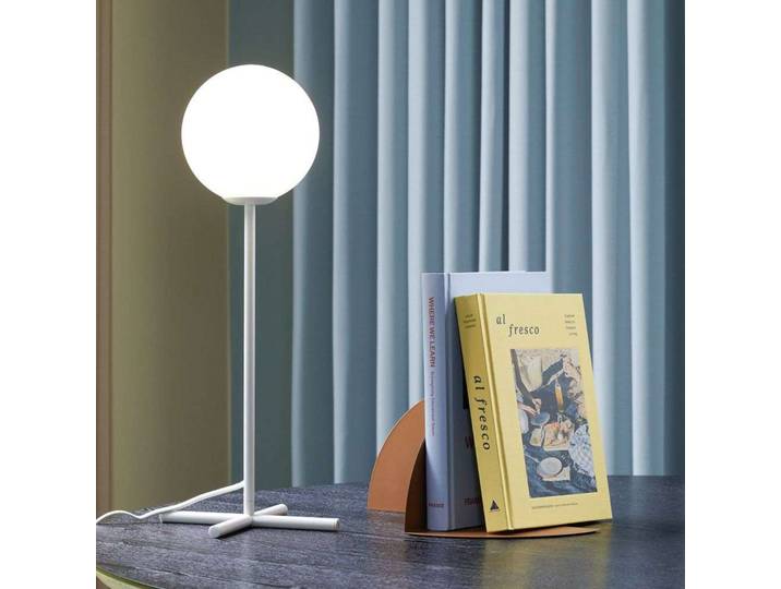 Champ Lampe de Table White - Hübsch - Salon / séjour - Verre