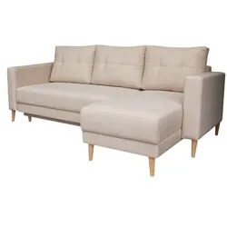 Exxpo by Gala Ecksofa mit Funktion Arte II Stoff Beige