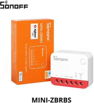 Inspire Essentials SONOFF MINI ZBRBS Zigbee Smart Roller Shutter Switch For Automated Curtains mini zbrbs