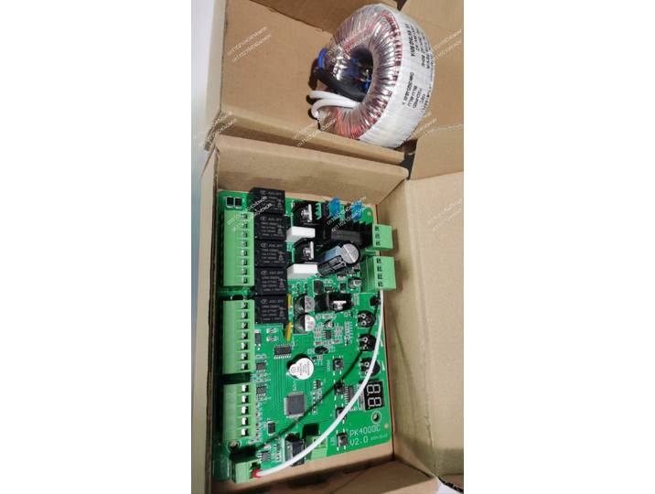 Accessoires pour contrôleur de portail battant 150 kg, carte de circuit imprimé pour moteur 24V à bras simple ou double, télécommande pour ouvre-portail à bras droit