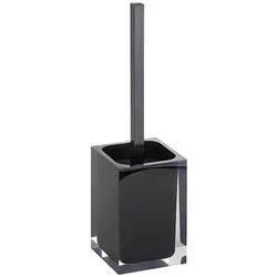 Brillantbad BISTA WC-Bürstengarnitur Polyresin Schwarz 100x370x100 mm für Bad & WC >> Freistehend anwendbar