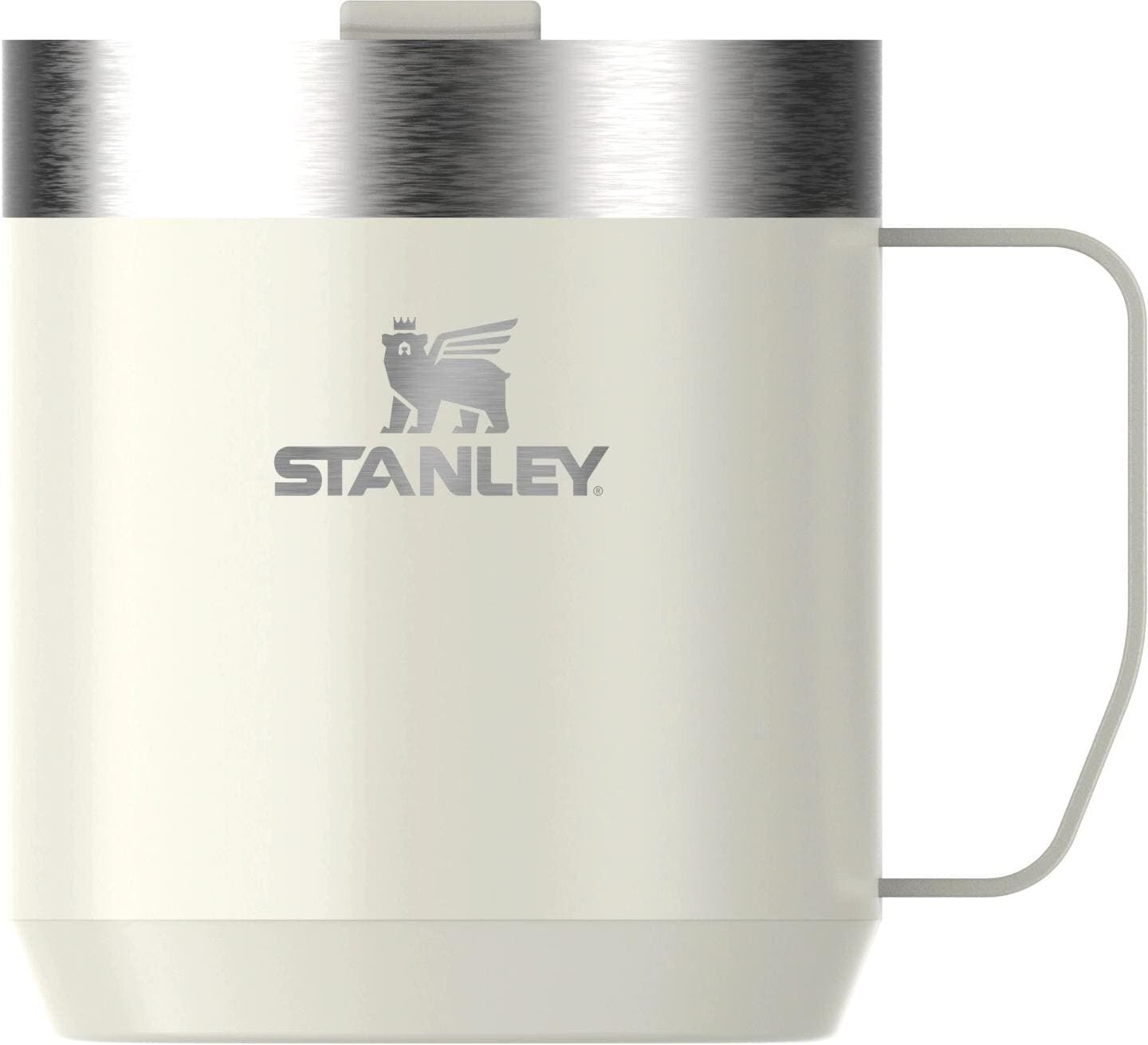 Thermobecher STANLEY "Camp Mug 350 ml", natur, Trinkgefässe, 350ml, Edelstahl, Thermobecher natur 350ml