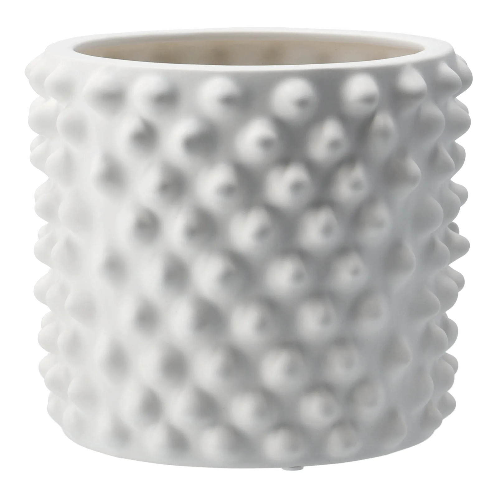 DBKD Cloudy bloempotmat wit klein