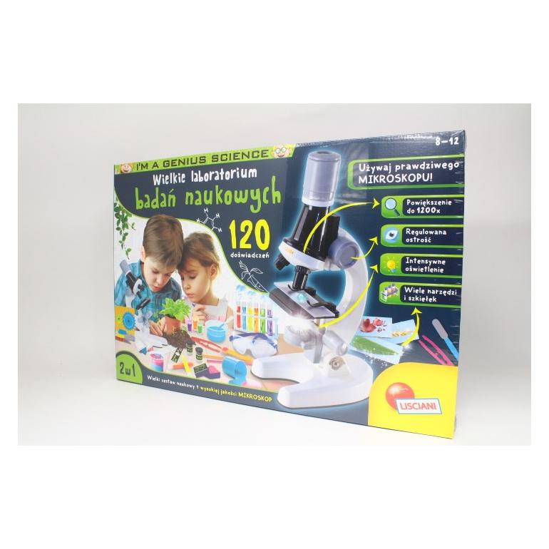 Lisciani Ich bin ein genialer Wissenschaftsbausatz The Great Lab of 120 Experiments (89338)