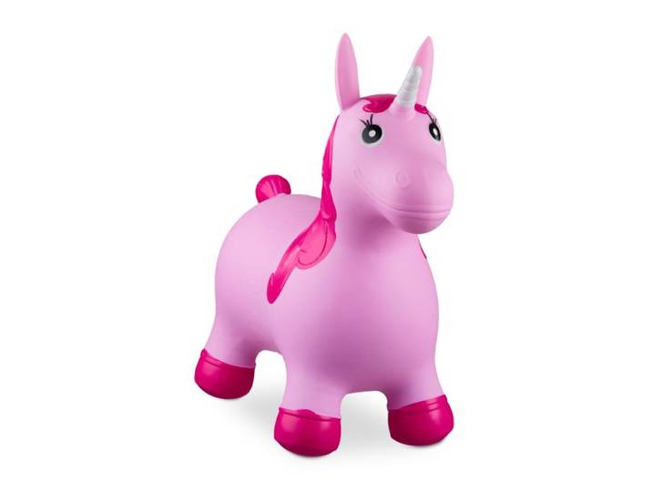 Relaxdays Hüpftier Einhorn