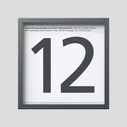 SIEDLE Infomodul grau 99x99x26mm IM 700-0 DG