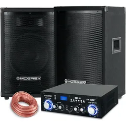 McGrey PA Komplettset PowerDJ-1500 800W