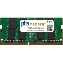 PHS-memory RAM passend für dynabook Tecra A40-E-1D5 (dynabook Tecra A40-E-1D5, 1 x 32GB), RAM Modellspezifisch, Schwarz
