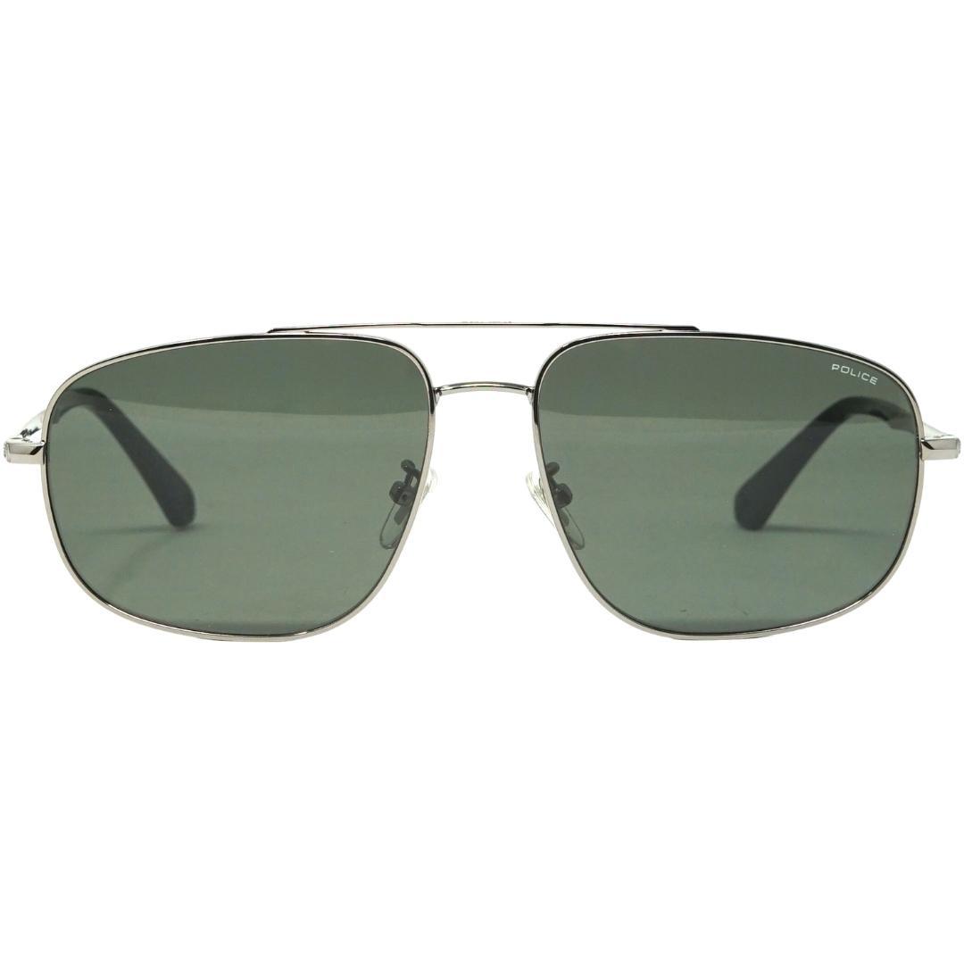 Police SPLE04M 0509 Silberne Sonnenbrille