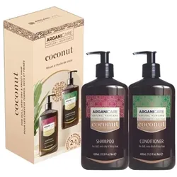Arganicare, Beauty Geschenkset, Shampoo And Conditioner Set Coconut 2023 (Haarpflege Set)
