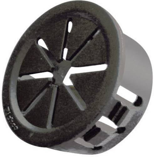 Richco PGSD-11 Kabeldurchführung Klemm-Ø (max.) 27mm Plattenstärke (max.) 3.2mm Polyamid Schwarz