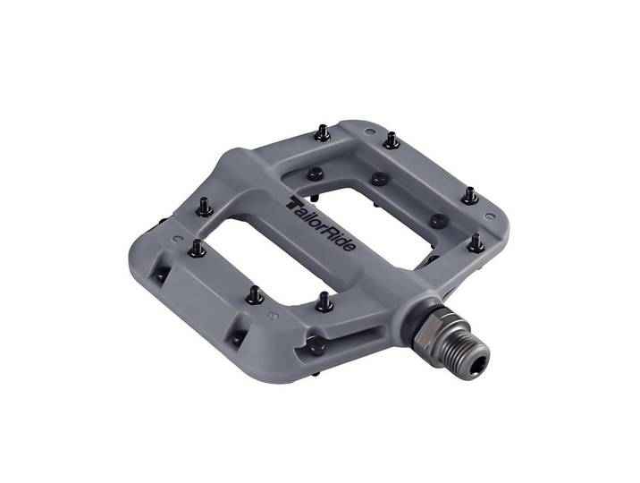 Fahrradpedale Grau 9/16 Zoll mit 16 rutschfesten Stiften, Kunststoff, 9.5x2.5x10.5 cm, Freizeit & Co, Sport & Fitness, Fahrräder, Fahrradzubehör