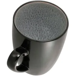 6er-Set CreaTable Kaffeebecher Malmö 320 ml Steinzeug Grau