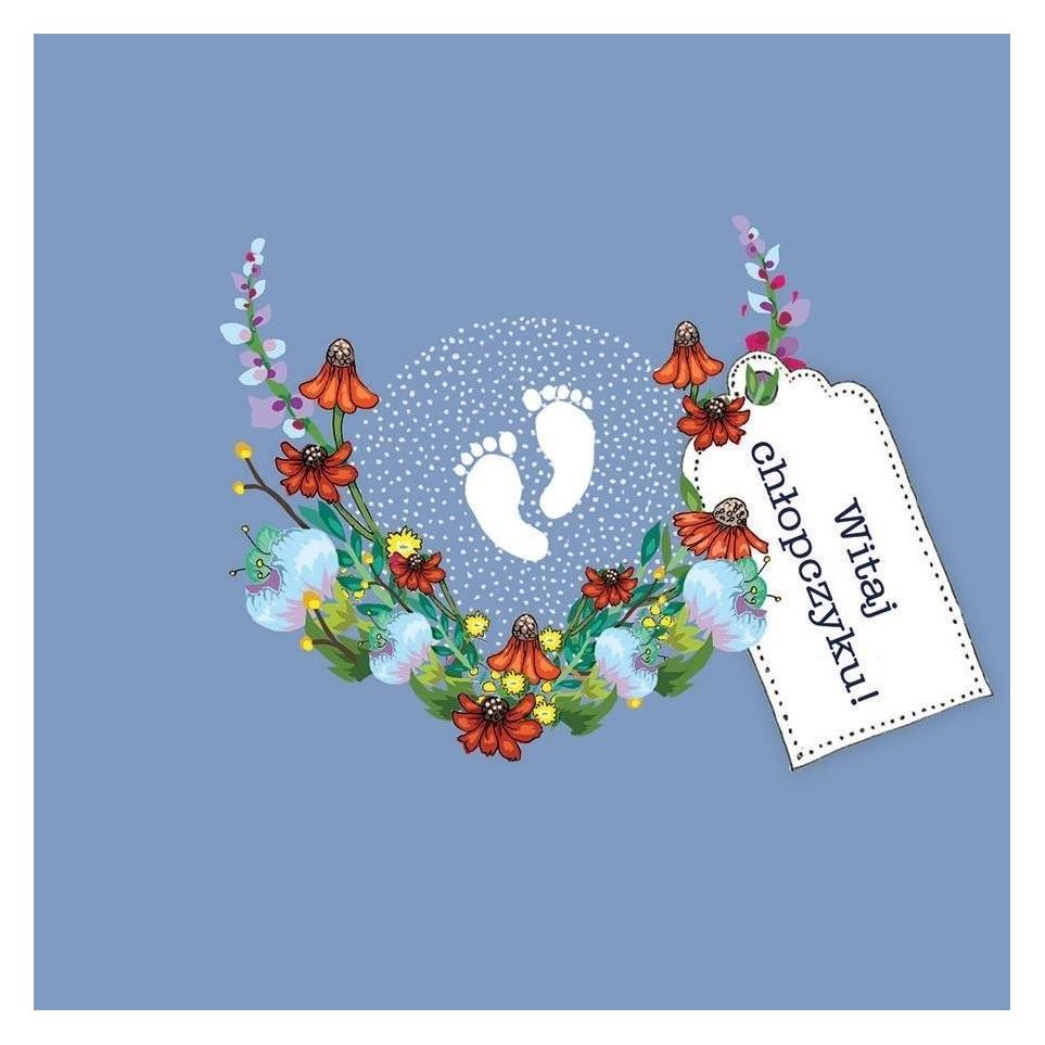 Clear Creation Swarovski quadratische Karte CL3412 Birth Hello ch (397007)