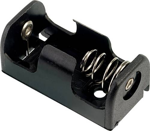 TRU COMPONENTS BH-1/2AA-2P Batteriehalter 1x 1/2AA Kontaktpole