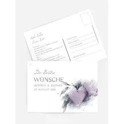 Karten zur Hochzeit selbst gestalten mit Spruch und Fotos im Onlinedesigner bei Meine-Kartenmanufaktur.de