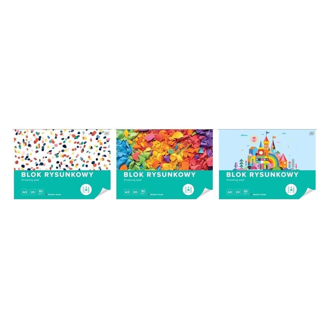 Interdruk Interprint Zeichenblock A3 20k weiss 10 Stk. (A3, Blanko) (35872014)