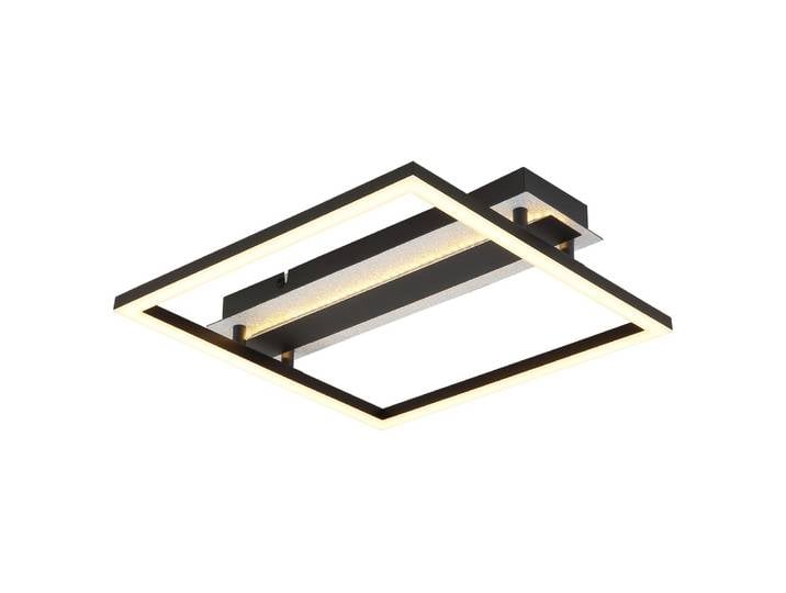 Plafonnier Led\, Lampe De Salon\, Rectangulaire\, Noir\, Métal\, L 36 Cm