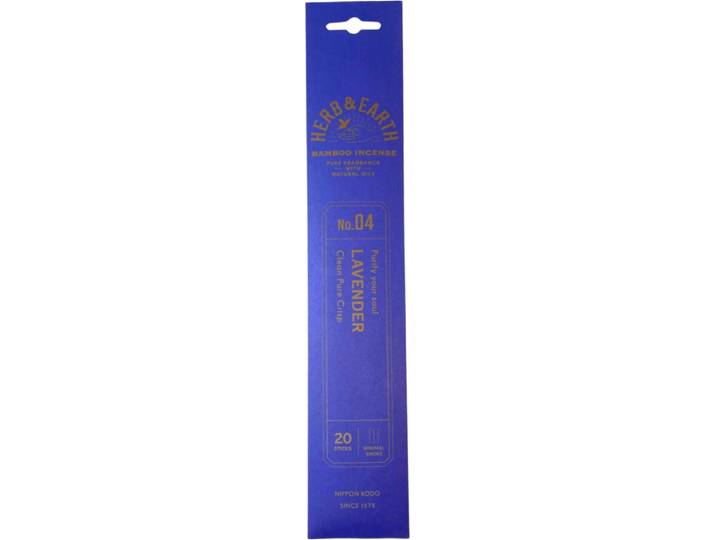 Nippon Kodo - herb en earth - lavender wierook stokjes - 1 pakje 20 stokjes
