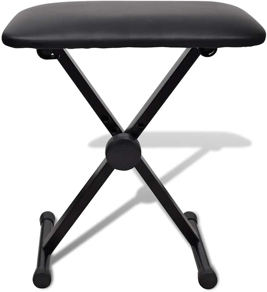 vidaXL Ensemble de tabouret et support réglable de piano