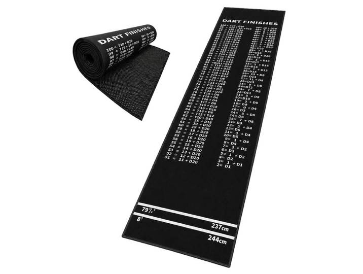 Relaxdays Tapis de fléchettes ligne de tir