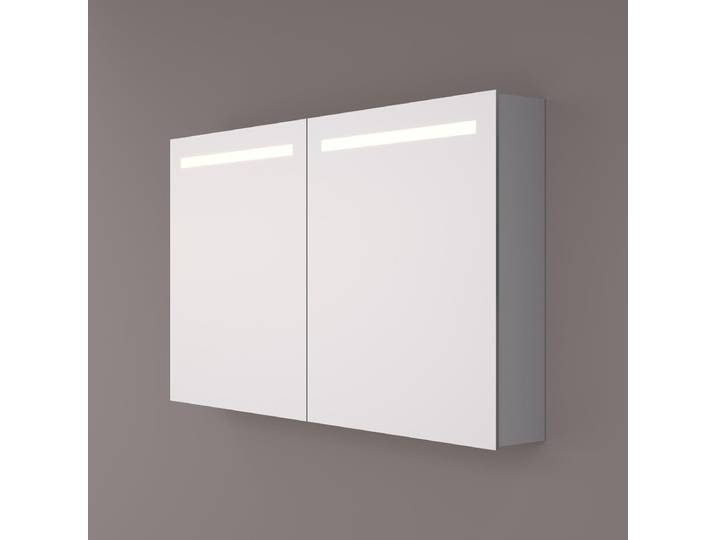 HIPP Design spiegelkast - Horizontale LED Banen 160 x 70 x 14 cm met Spiegelverwarming en Geaard Stopcontact