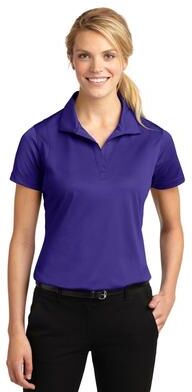 Sport-Tek LST650 Women's Micropique Sport-Wick Polo Shirt in Purple size 3XL   Polyester