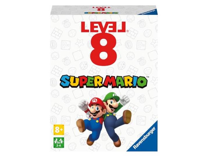 Ravensburger 27343 - Super Mario Level 8, het spannende kaartspel voor 2-6 spelers vanaf 8 jaar, Super Mario-cadeaus - verjaardagscadeaus