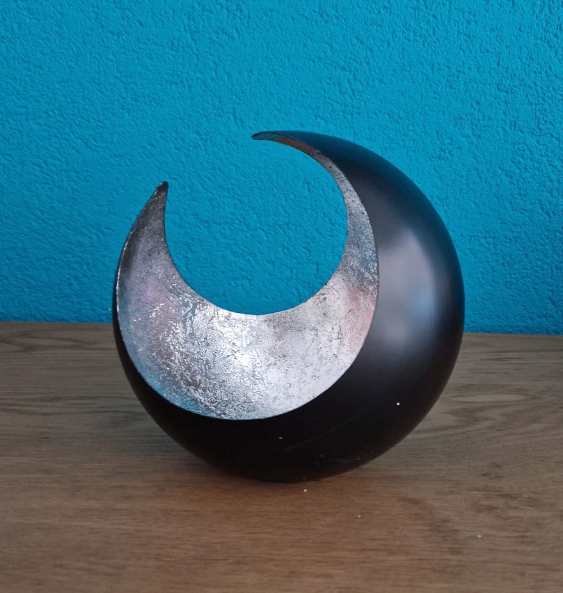 Oriëntaalse metalen theelichthouder Ravi zilver voor tealights