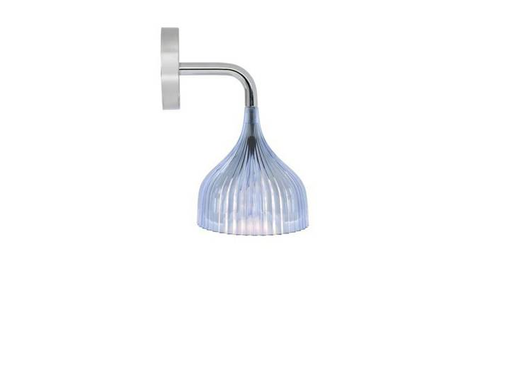 E Wandleuchte Hell Blau - Kartell - Wohnzimmer - Metall'