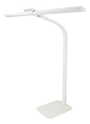 UNILUX LED-Tischleuchte Strata Base, Weiß, 66 cm, dimmbar, Fernbedienung, USB