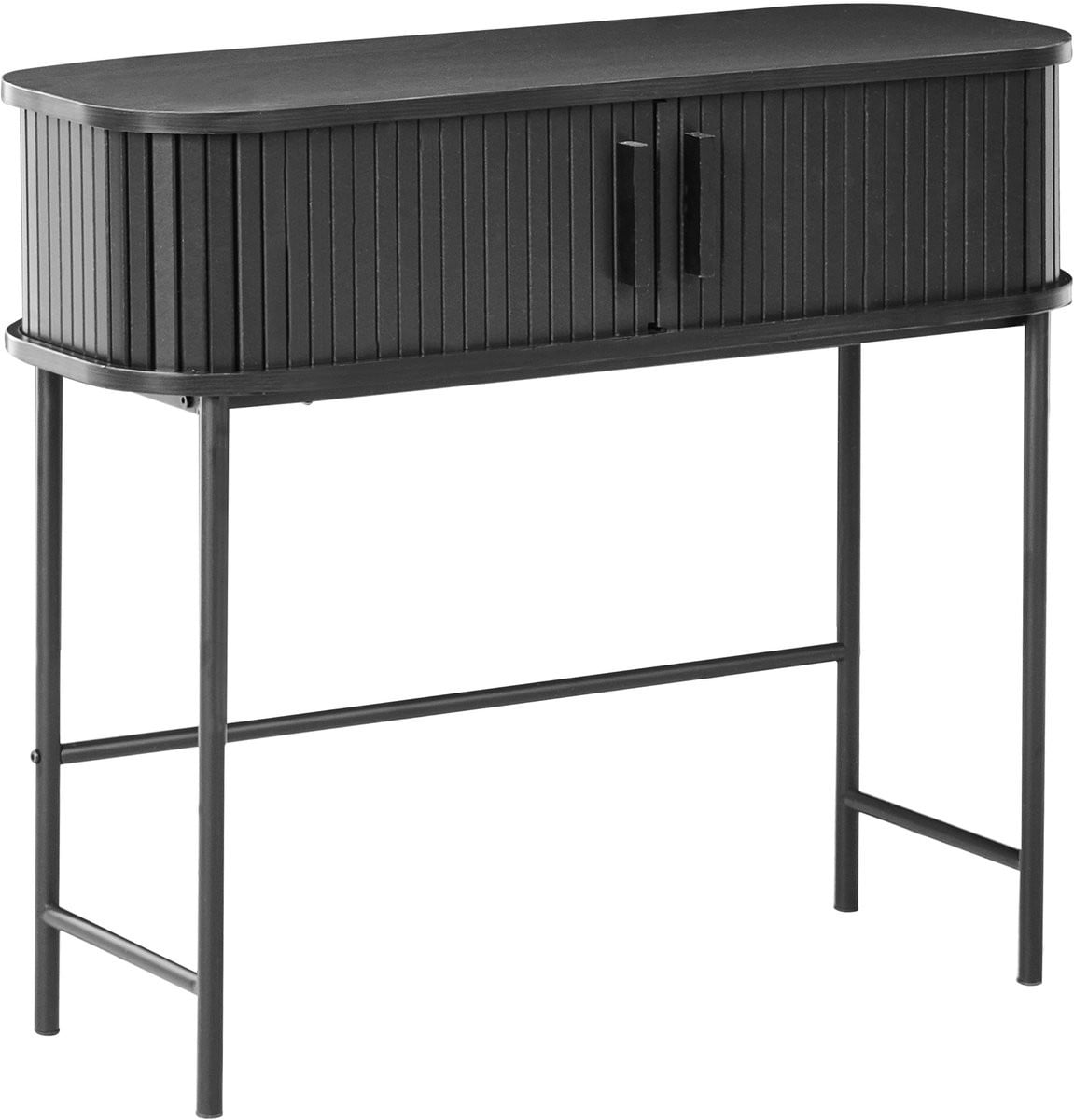 Beliani Bradley Consoletafel - Zwart - MDF