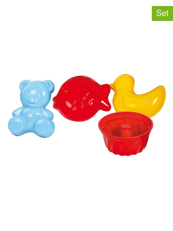 GOWI 4er-Set: Sandformen "Sven" - ab 12 Monaten - onesize