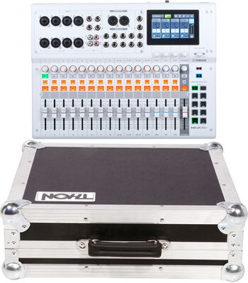 Yamaha MGX16V WH Case Bundle blanc