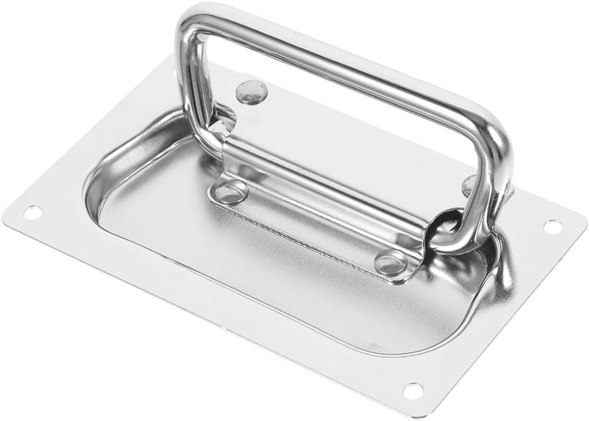 Multifunctionele RVS Kastgreep met Trekstangring voor Kasten en Toiletten, Verborgen Handgreep
