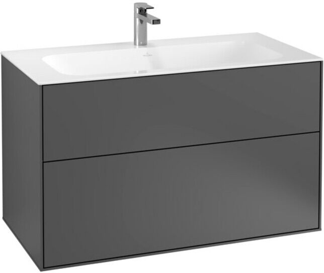 V&B; Meuble sous lavabo Finion 99,6x59,1x49,8cm, anthracite mat ; Villeroy & Boch (F02000GK)