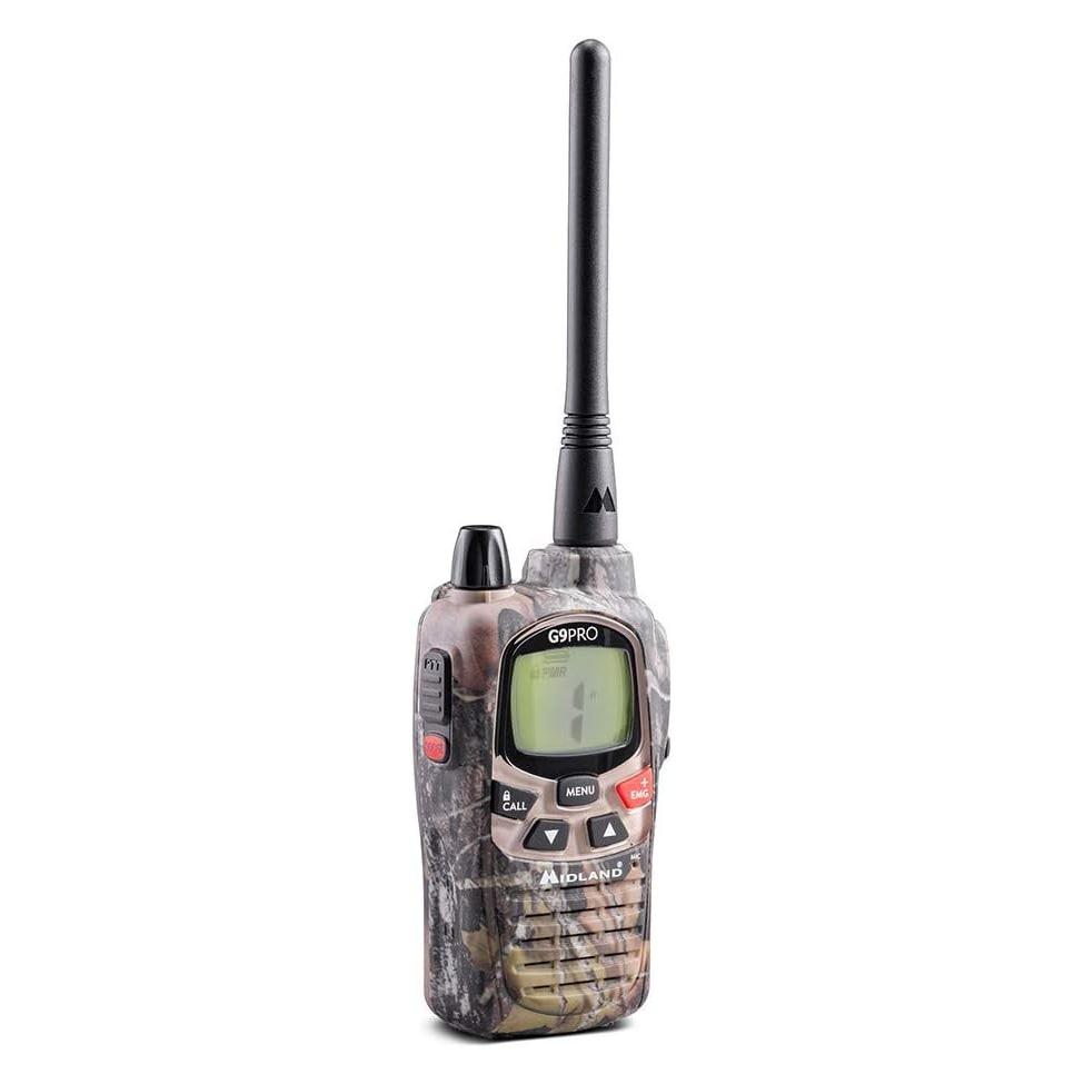 Midland G9 Pro Tarnfarben Funkgerät, Single, PMR+LPD (12 km) (C1385.01)