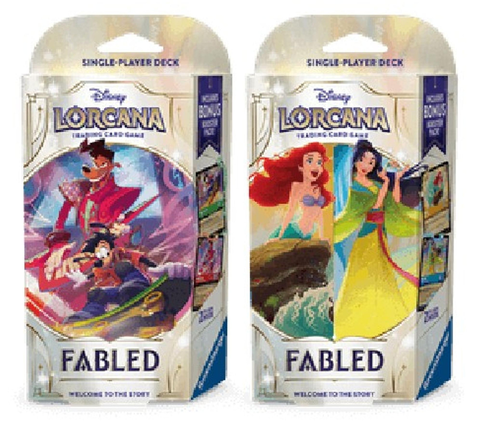 Ravensburger Lorcana Fabled: 2 Starter Deck Set