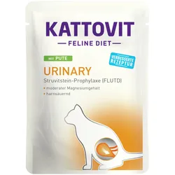KATTOVIT Feline Diet Urinary (Harnstein) 85g Beutel Katzennassfutter Diätnahrung Pute 24x85g