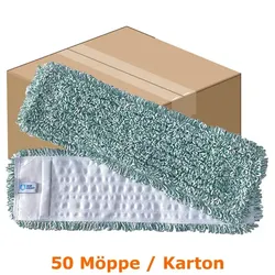 Wischmop MopKnight Tritex Mop grün 40 cm Karton 50 Stück, ein wahrer Allrounder, einzigartige Gewebemischung