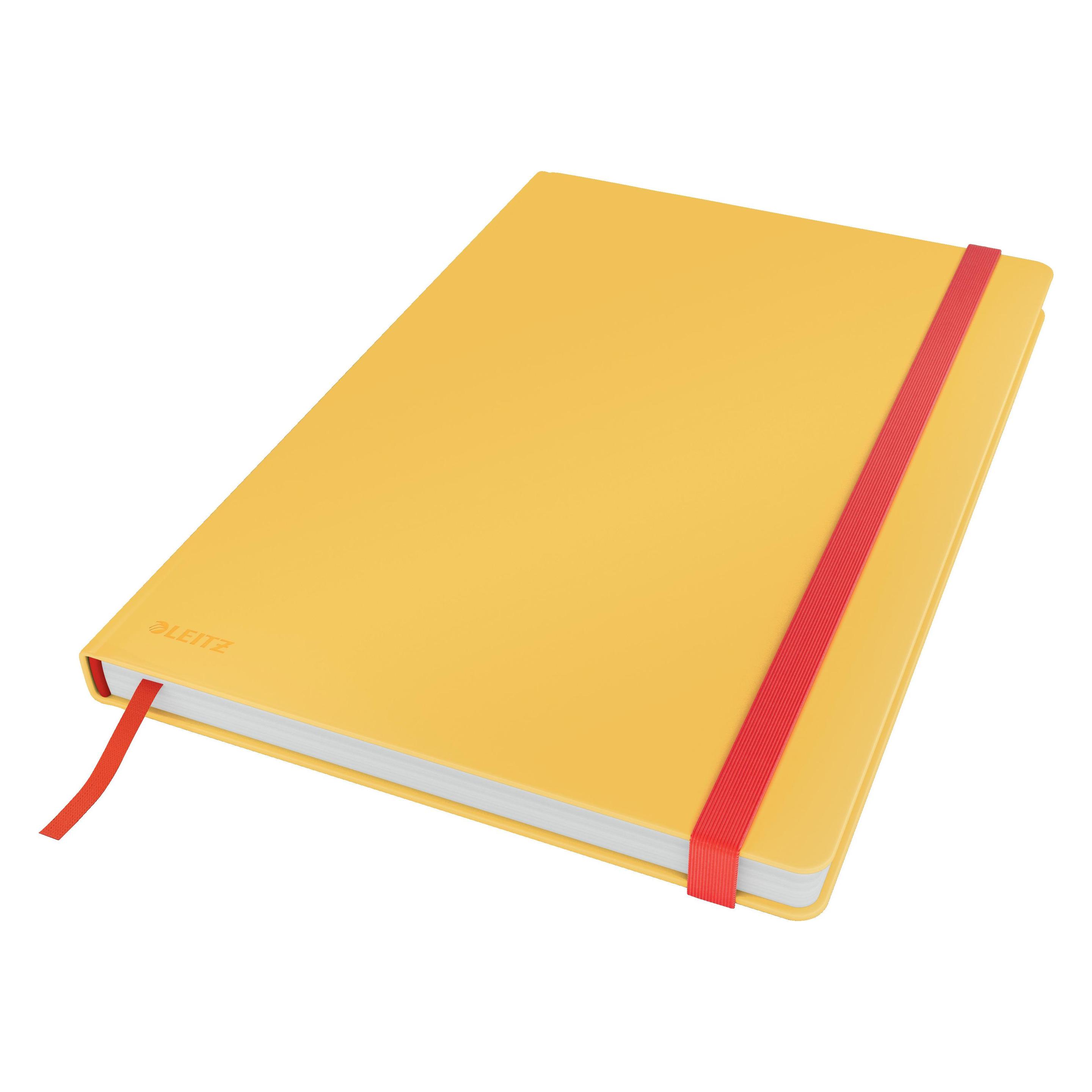 Leitz Notizbuch Cosy B5, Liniert, Gelb (B5, Liniert, Harter Einband) (4483-00-19)