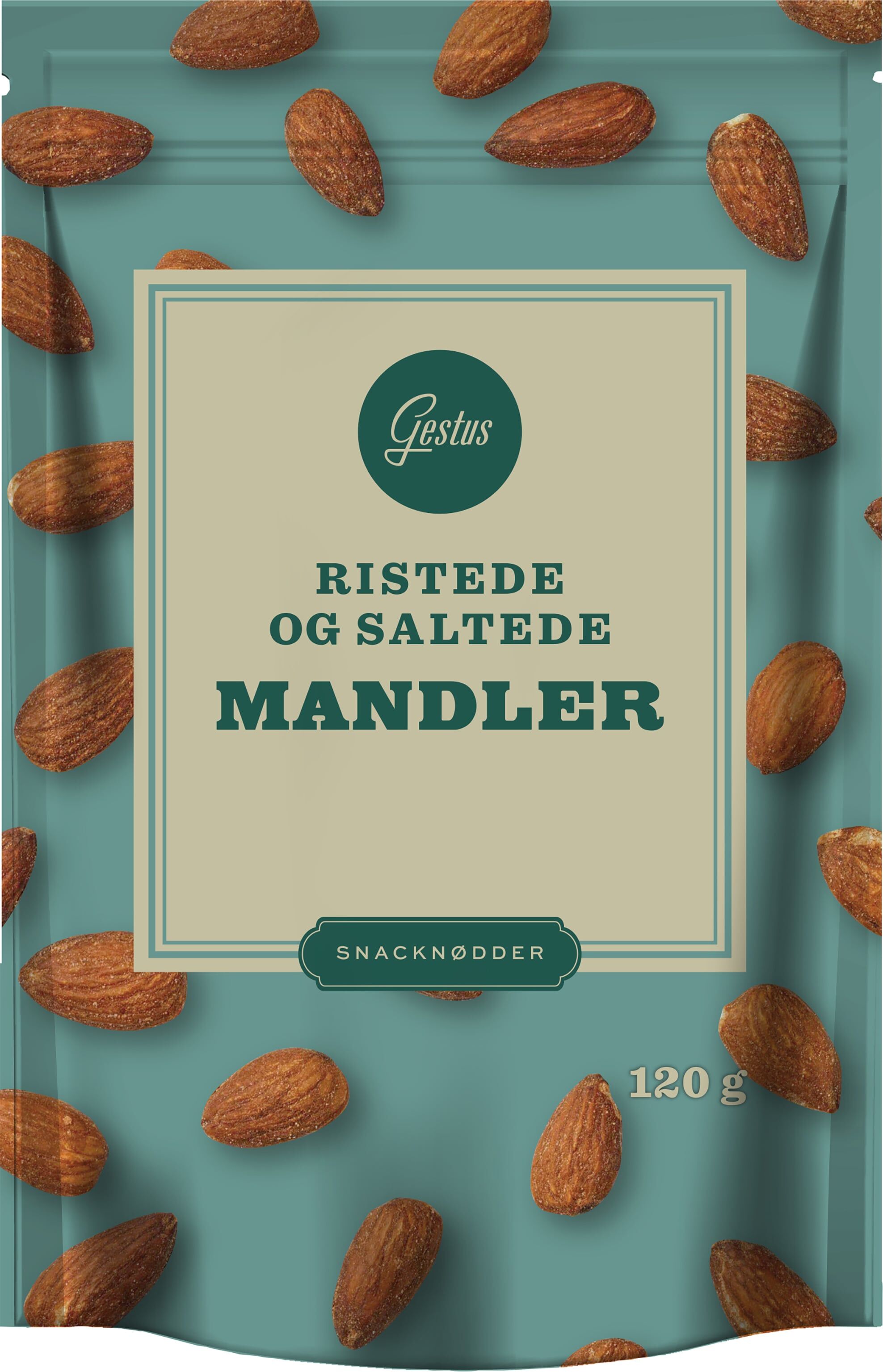 Gestus Mandeln geröstet und gesalzen 120g - 120 g