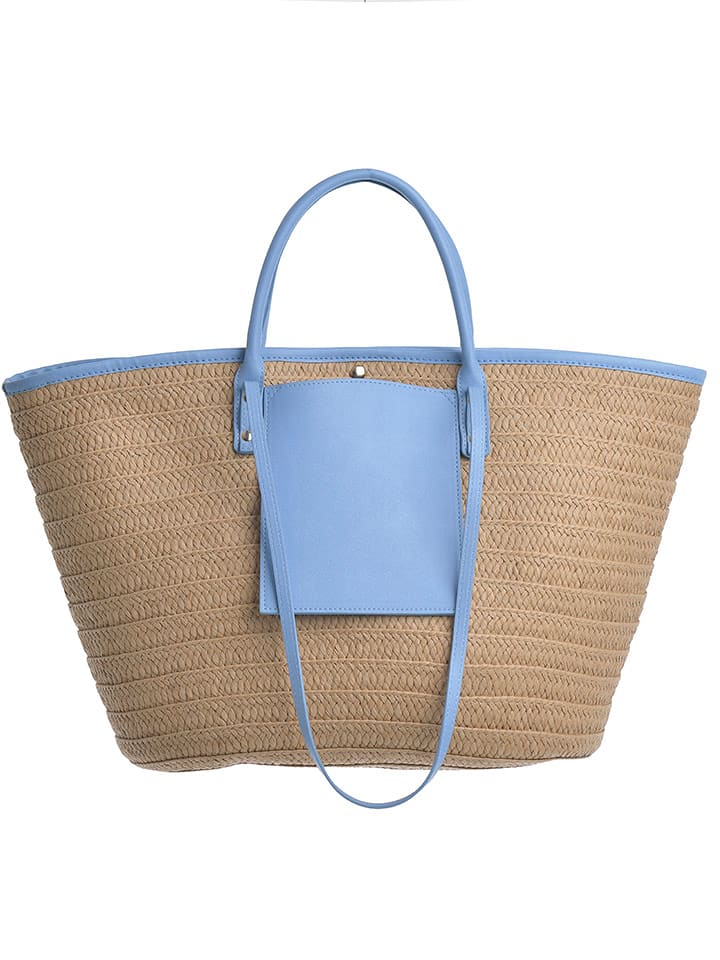 BLE Shopper in Natur/ Blau - (B)53 x (H)30 cm - onesize