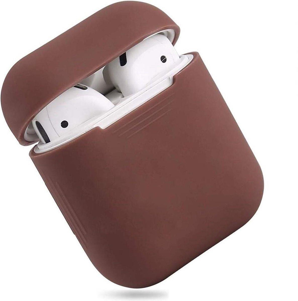 Jumada Siliconen hoesje voor AirPods - Bruin