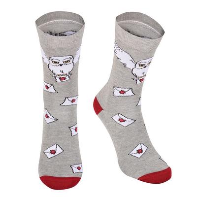 Harry Potter Hogwarts Letter (Grey Socks) L/XL
